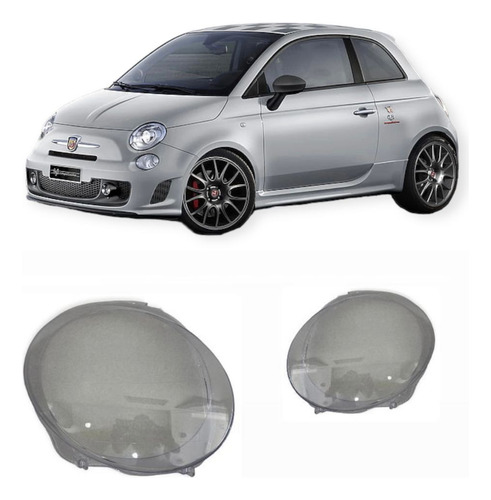 Lente Acrilico Optica Fiat 500 Abarth 