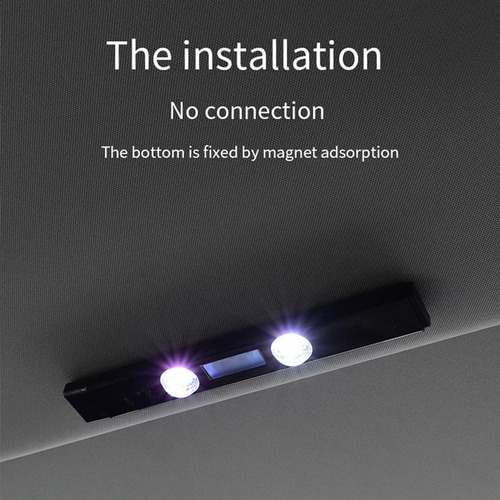 Luz Led En Forma De Estrella Para Interior De Coche, Recarga