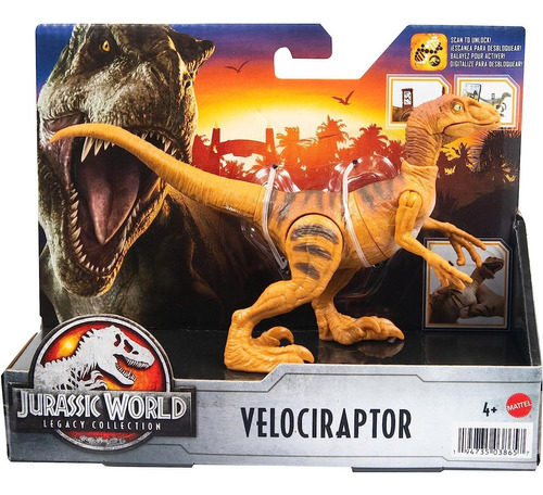 Jurassic World Velociraptor 20 Cm Articulado Mattel