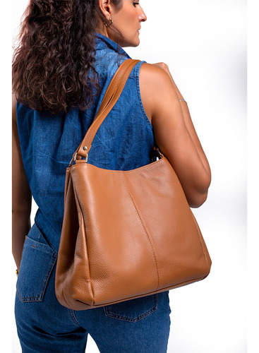 Bolsa Castelli Dama Piel Genuina Con 5 Compartimentos