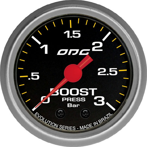 Manômetro Pressão Turbo 3 Kg Evo 52mm Odg