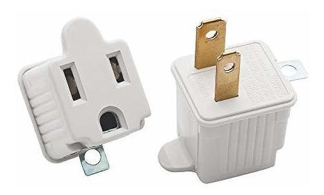 Adaptador Tierra 3 Clavija 2 Convertidor Pin Conector