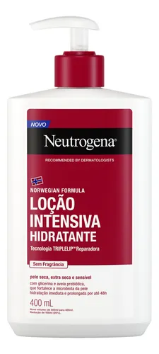 comprar Loção Intensiva Hidratante Neutrogena Norwegian Sem Fragrância 400ml