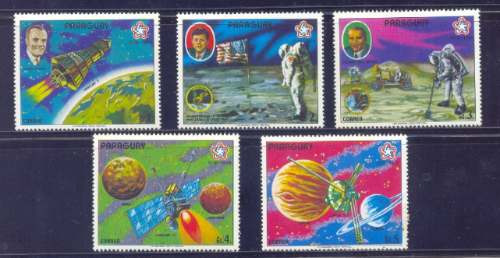 Paraguay 1977 Astrofilatelia Serie Completa Mint