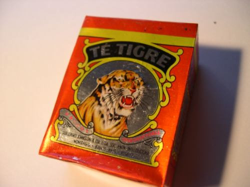 Te Tigre Caja De Te Original De Epoca Años 30 Sin Abrir