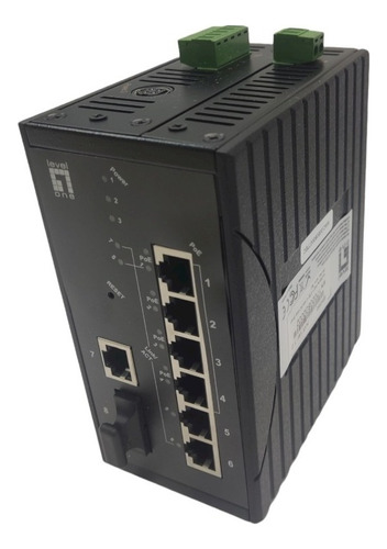 Switch Industrial Ethernet 8 Puertos 10/100, 4 Poe 10/100