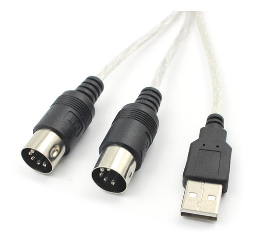 Cabo Midi Interface Usb Tecado Interface Usb Suporte In-out 