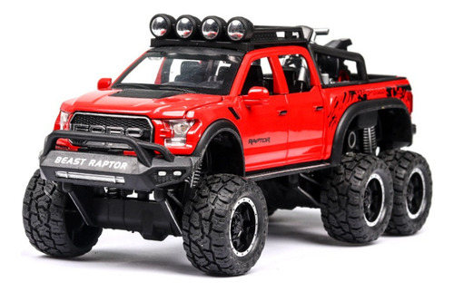 Ford Raptor F150 Miniatura Metal Autos Adornos Colección