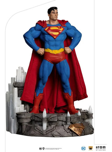 Iron Studios Superman Unleashed Deluxe Dc Comics Art Scale