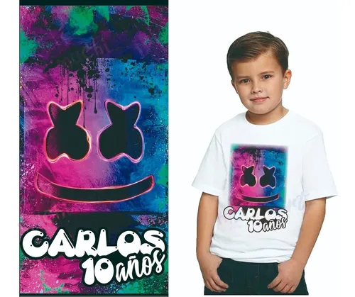 Playeras de marshmello cumpleaños deals