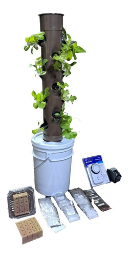 Sistema Hidropónico Automatizado Torre Vertical Cultivos