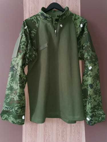 Camisa Rapida Tactica Sedena Militar Original Pixelado 