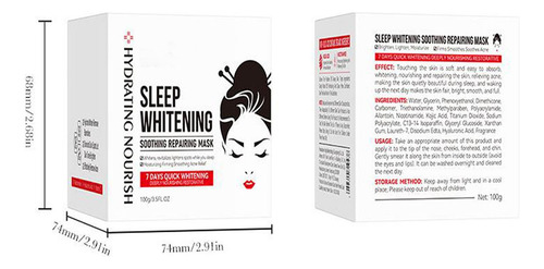 Mascarilla Calmante Para Dormir Con Tretinoína, Hidratante Y