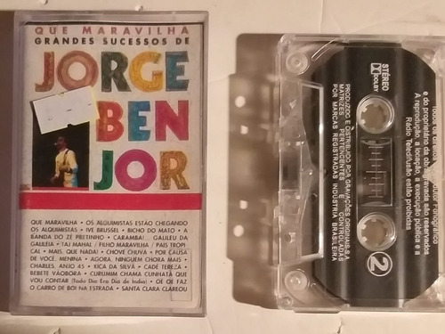 Jorge Ben - Que Maravilha - Cassette