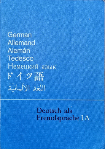 Libro: Deutsch Als Fremdsprache I A Alemán Para Extranjeros 