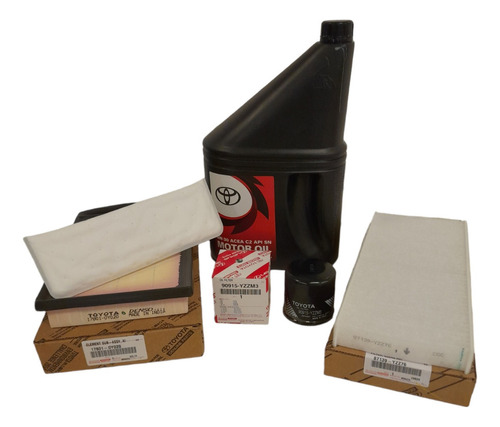 Kit Filtros Y Aceite Originales Toyota Etios 2013/15