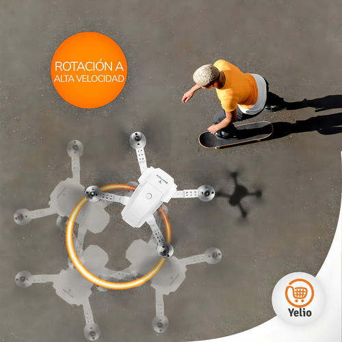 Mini Dron Snaptain A10 Plegable Con Camara Hd 720p Fpv Wifi Color Gris