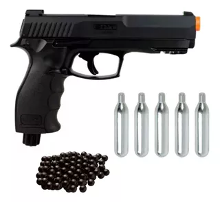 Kit Pistola Marcador Co2 T4e .50 Umarex + 50 Muniçoes +5 Co2