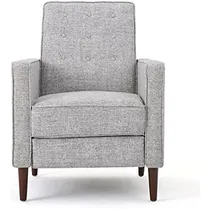 Comprar Sillón Reclinable De Tela Con Respaldo Capitoné Moderno De M