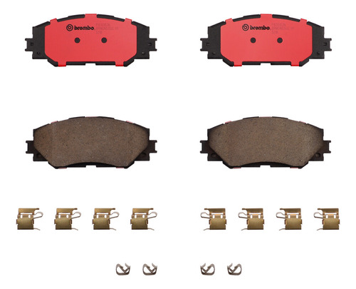Balatas D82 Brembo Nao Toyota Rav4 Base 2007 2.4l