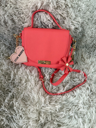 Bolsa Satchel Steve Madden Baubriel Color Rosa Chicle