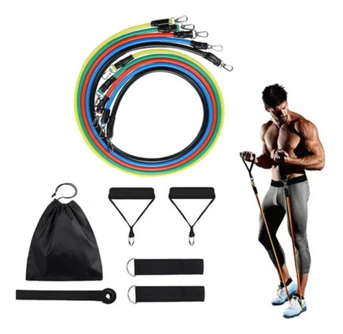 Kit Bandas Elásticas Banda Elastica De Resistencia Ejercicio