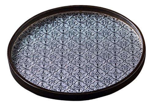 Bandeja Para Servir Con Flores De 30 Cm X 30 Cm X 2,4 Cm