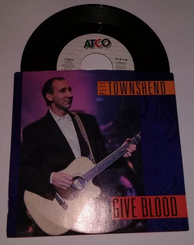 Pete Townshend Give Blood / Magic Bus Vinilo  Simple Kktus