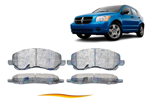 Pastillas Freno Delantera Dodge Caliber 2007 2012 Set