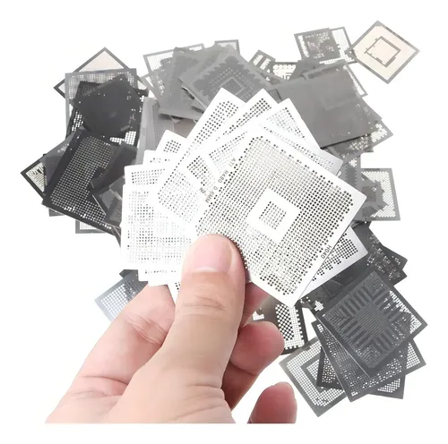 Kit 47 Stencils Zimpor Para Games BGA Xbox PS3 PS4 Wii PSP 0.6mm