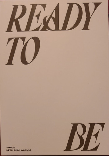 Twice - Ready To Be - cd versión be 2023 JYP Entertainment