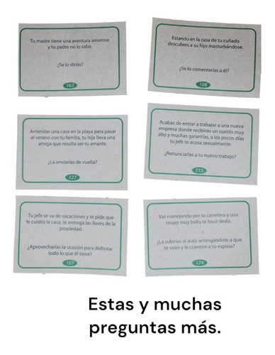 Imagen 4 de 4 de Juego De Mesa Escrúpulos ¿quieres Conocer A Tus Amigos?