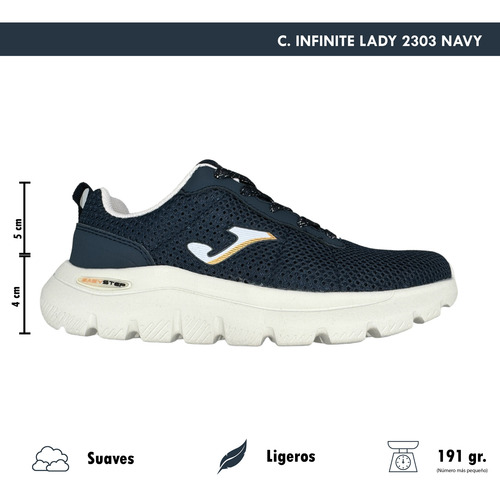 Tenis Joma C. Infinite Lady 2303 Navy Deportivo