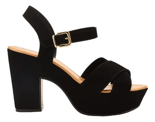 Sandalia Meia Pata Salto 10 Cm MercadoLivre