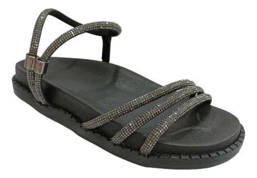 Sandália Papete Birken Infantil Menina Strass Feminino