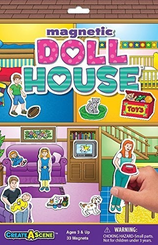 Create-a-escena Playset Magnética - Dollhouse