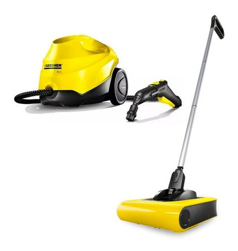 Escoba Eléctrica Kb5 + Limpiador A Vapor Sc3 Karcher Hogar