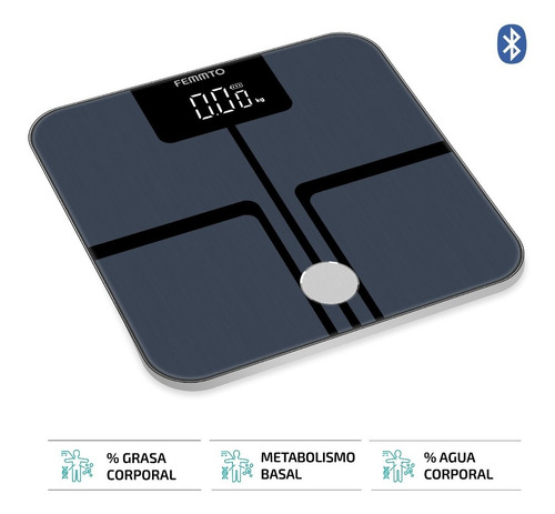 Imagen 4 de 10 de Balanza Digital Inteligente Para Personas De Baño Bluetooth