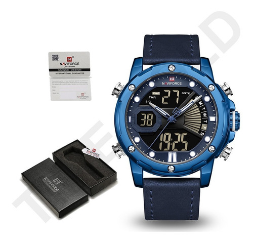 Relógio Masculino Digital Esportivo Naviforce Lançamento