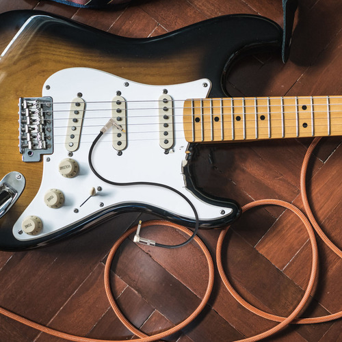 Cabo De Pedal De Guitarra Robusto Para Baixo Elétrico E Acús