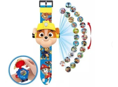 Reloj Con Proyector De Imágenes Los Paw Patrol Para Niños