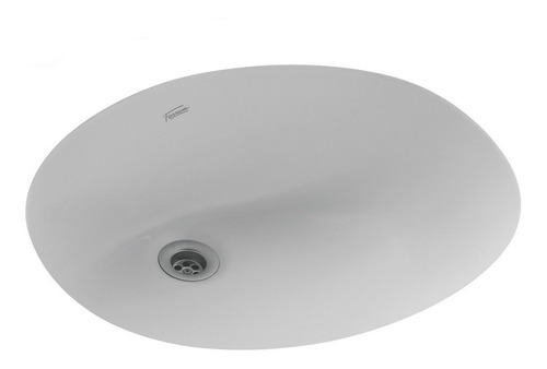Imagen 2 de 2 de Bacha de baño bajo mesada Ferrum Congreso LCS blanco 200mm de alto