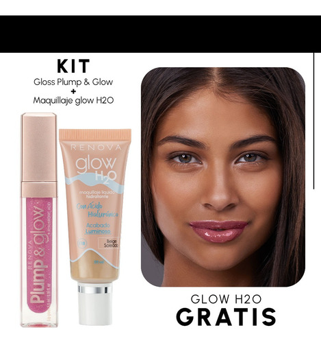 Renova Kit Gloss Tono Cruel Summer Y Maquillaje Liquido Glow Gloss Cruel Summer Y Maquillaje Soleado