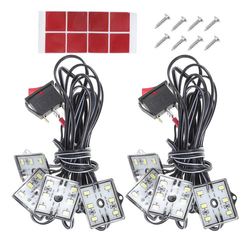 Remolque De Carga Para Camión Rv, 12 V, 48 Led, Accesorios