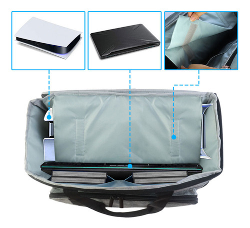 Funda De Transporte Para Consolas De Juegos Ps5 Ps4 Ps3, Bol