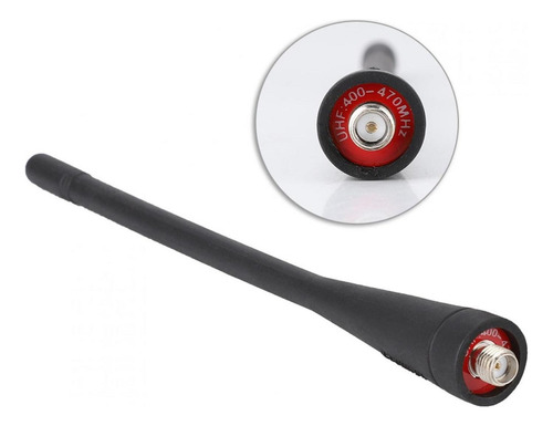 Antena De Látigo Uhf Kra27 400-470mhz Para Kenwood Radio Tk3