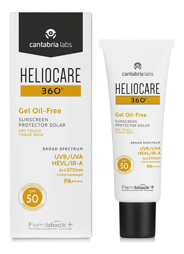 Heliocare 360 Gel Oil Free Spf 50 Toque Seco X 50 Ml