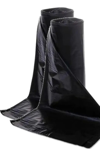 2 Lonas Plásticas Preta 4x100 Metros - Bobinas De 13kg Cada