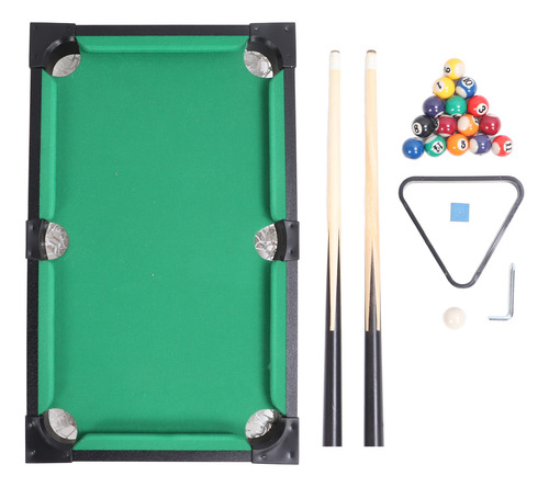 Juego Pequeño De Mesa De Billar Y Mesa De Billar, 16 Bolas Y