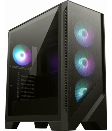 Msi Gabinete Mag Forge 320r Airflow Con Ventana Rgb,